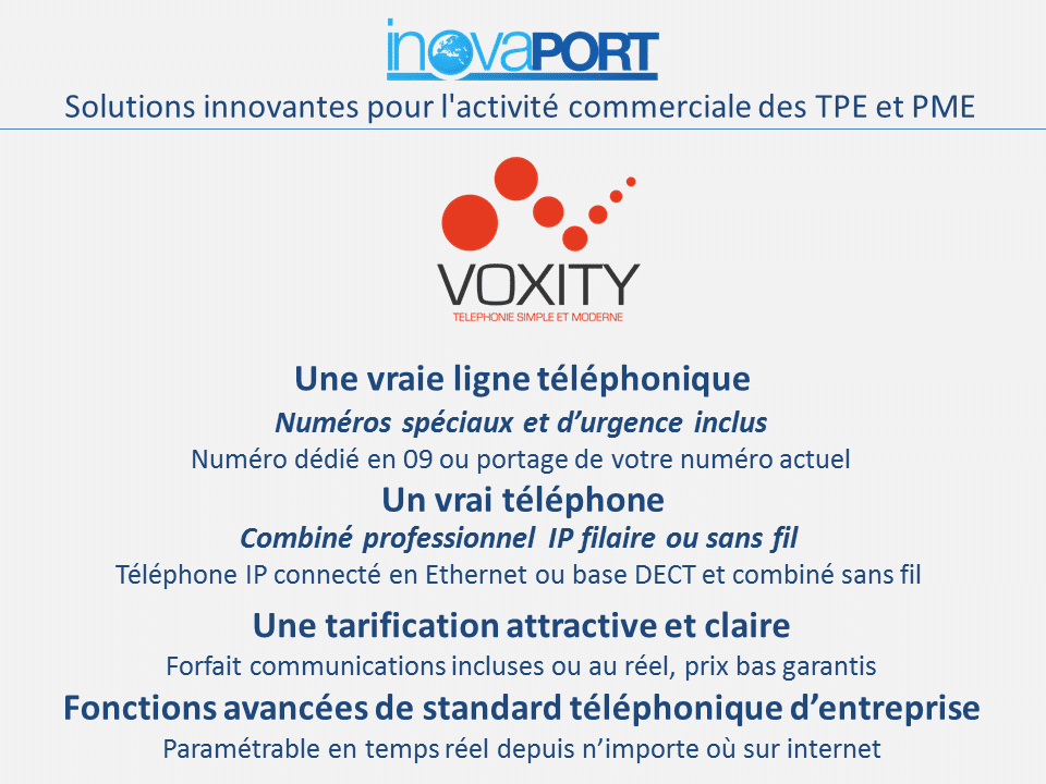 Offre Voxity en bref