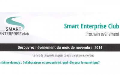 Smart Enterprise Club : nouvel atelier le 13 novembre sur Grenoble