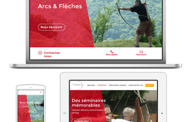 Arcs et Flèches fait confiance à Inovaport pour renouveler son site web