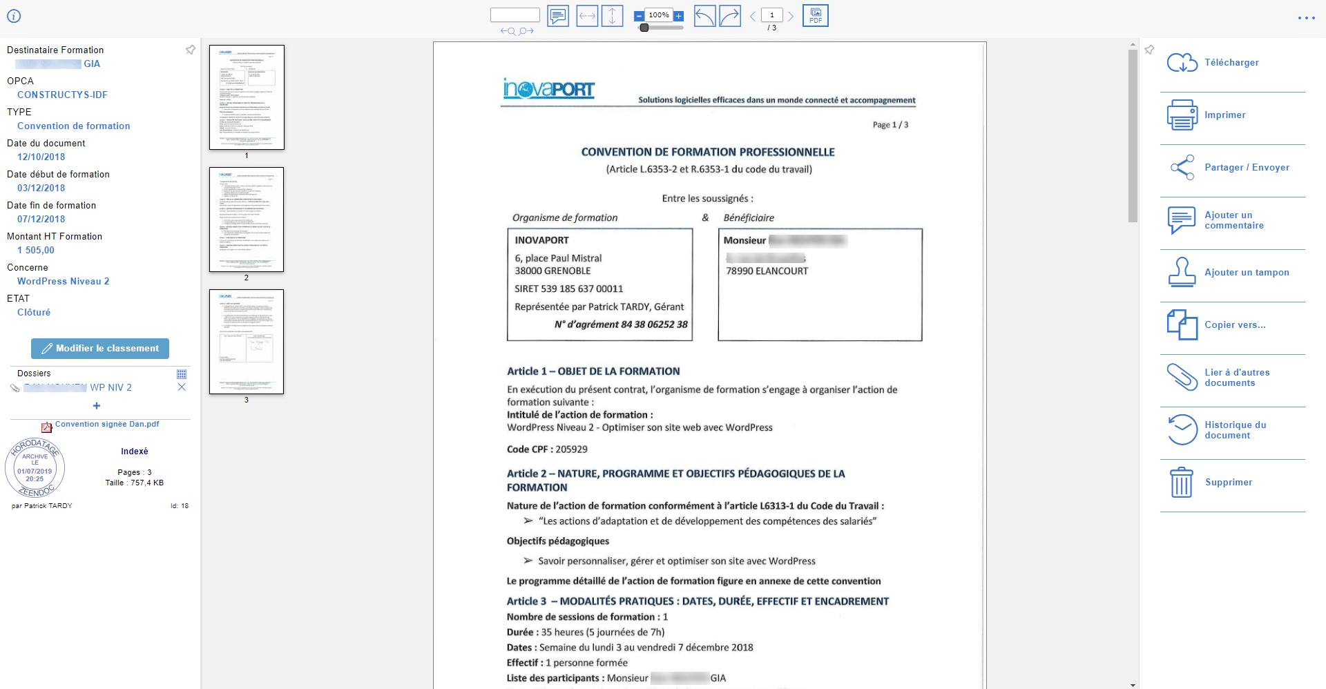 Accès complet aux documents avec Zeendoc