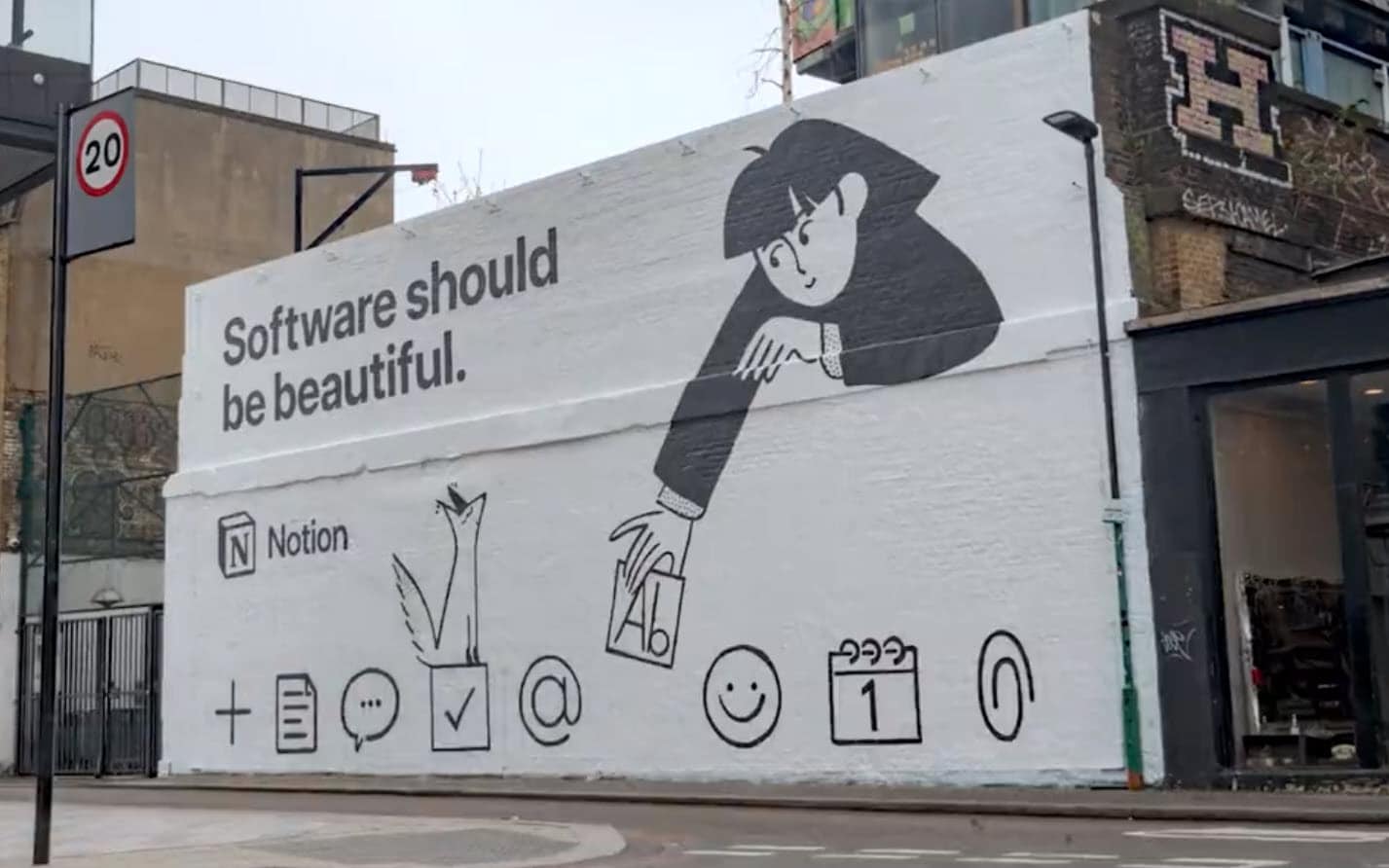 Software shoud be beautiful - by Notion