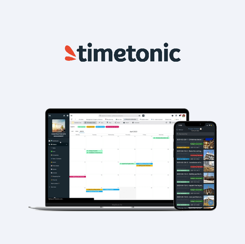 TimeTonic pour construire vos applications métiers